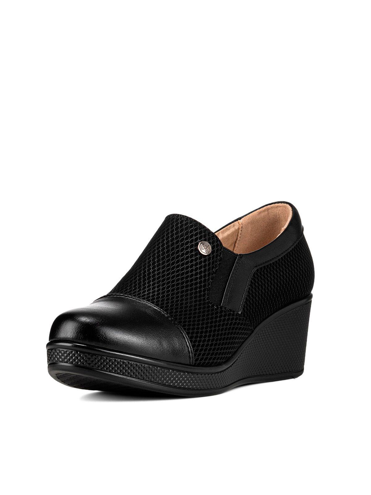 Mocasin Negro Formal Mujer Weide JML01-0