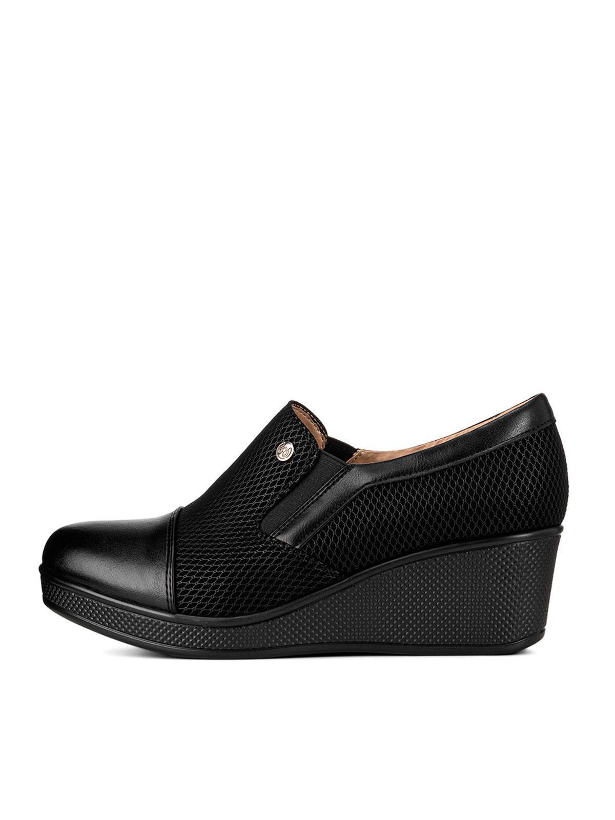 Mocasin Negro Formal Mujer Weide JML01-1