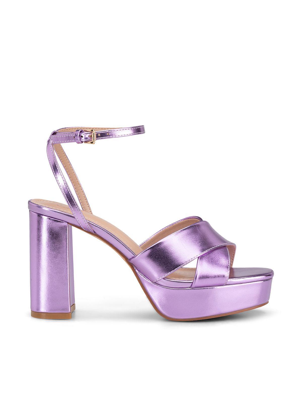 Sandalia Plataforma Morado Fiesta YJ26 Weide-1