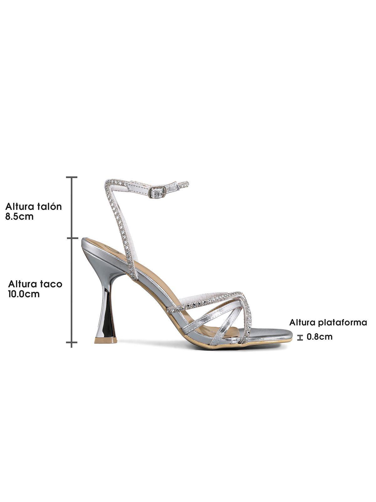 Sandalia Taco Alto Fiesta Mujer Weide QIU385-6