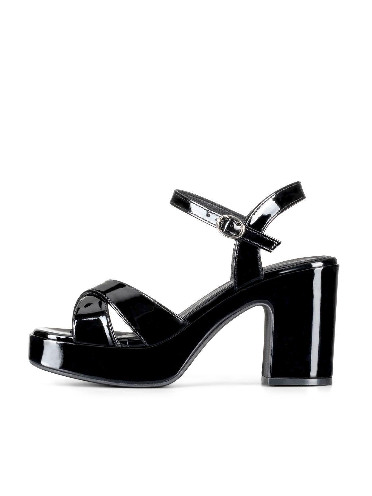 Sandalias Casual Taco Alto Mujer Fiesta Elegante Weide YL86-4