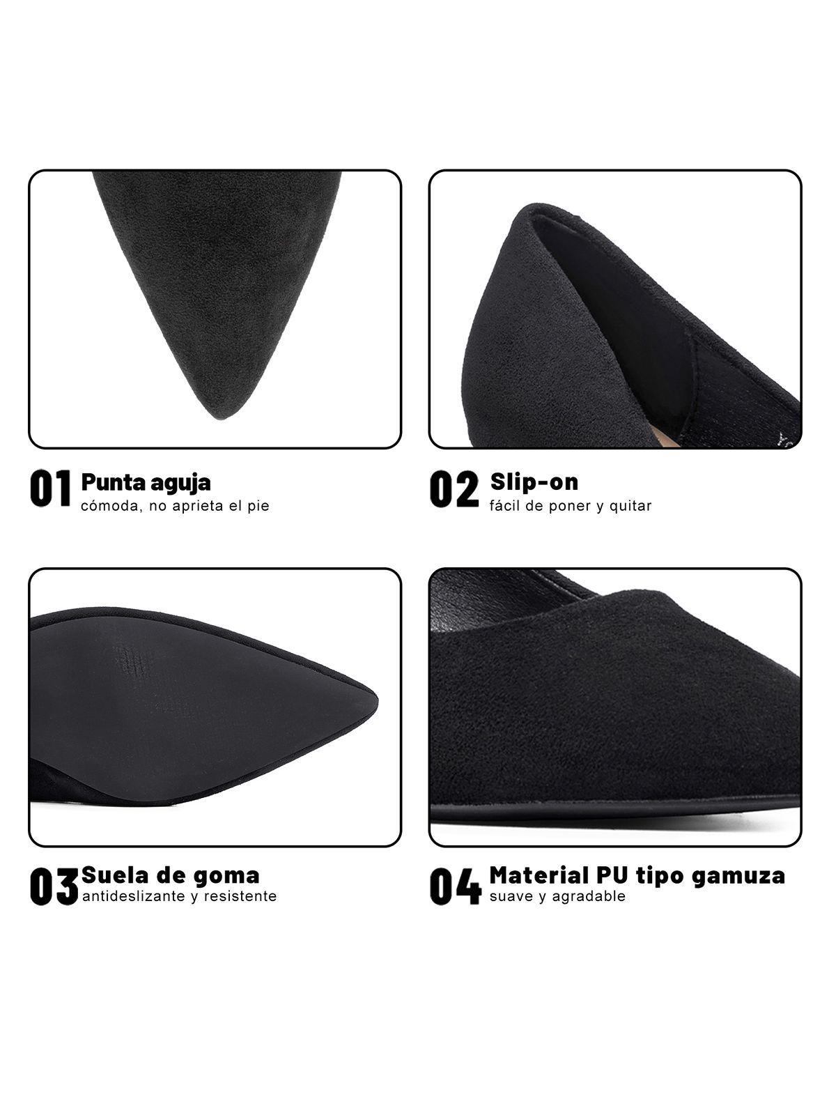 Zapato Taco Alto Mujer Formal PU Textil Weide YOU526B-6