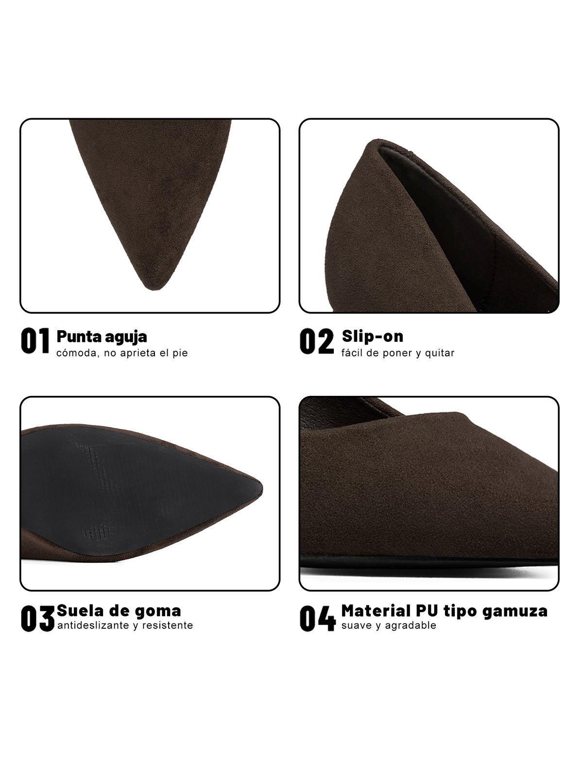Zapato Taco Alto Mujer Formal PU Textil Weide YOU526B-8