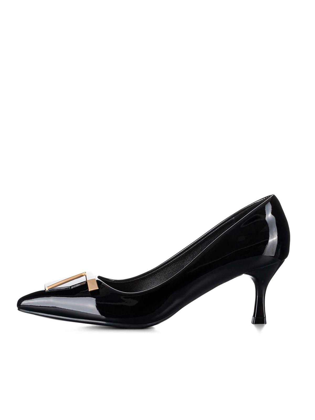 Zapatos Taco Negro Formal Mujer Weide JS61-2