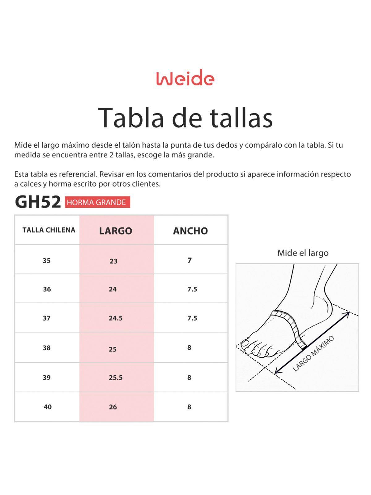 Zapatos Taco Rosado Oficina Weide GH52-3