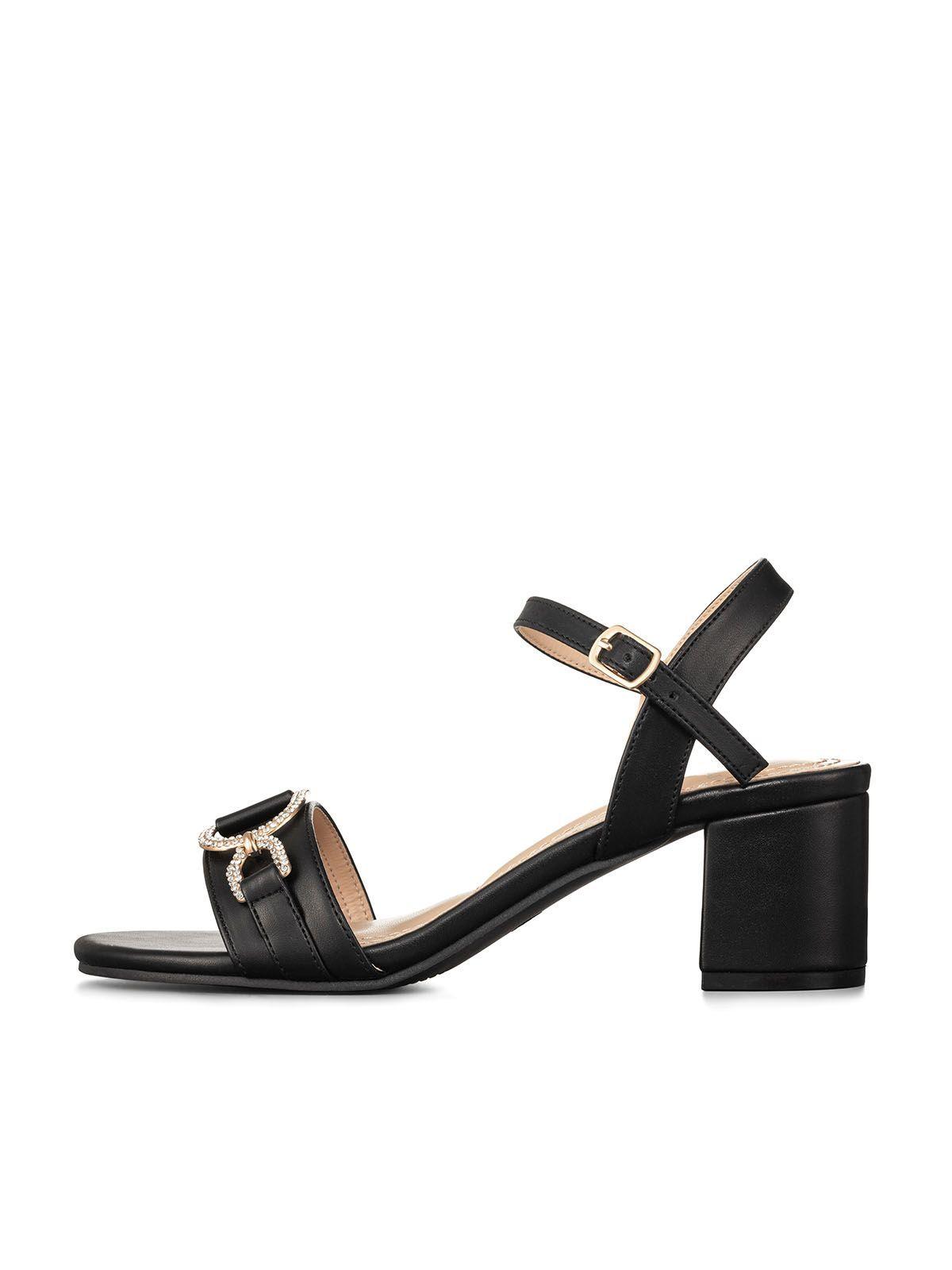 Sandalias Chalas Casual Mujer Taco Grueso Charol Weide JS71-0