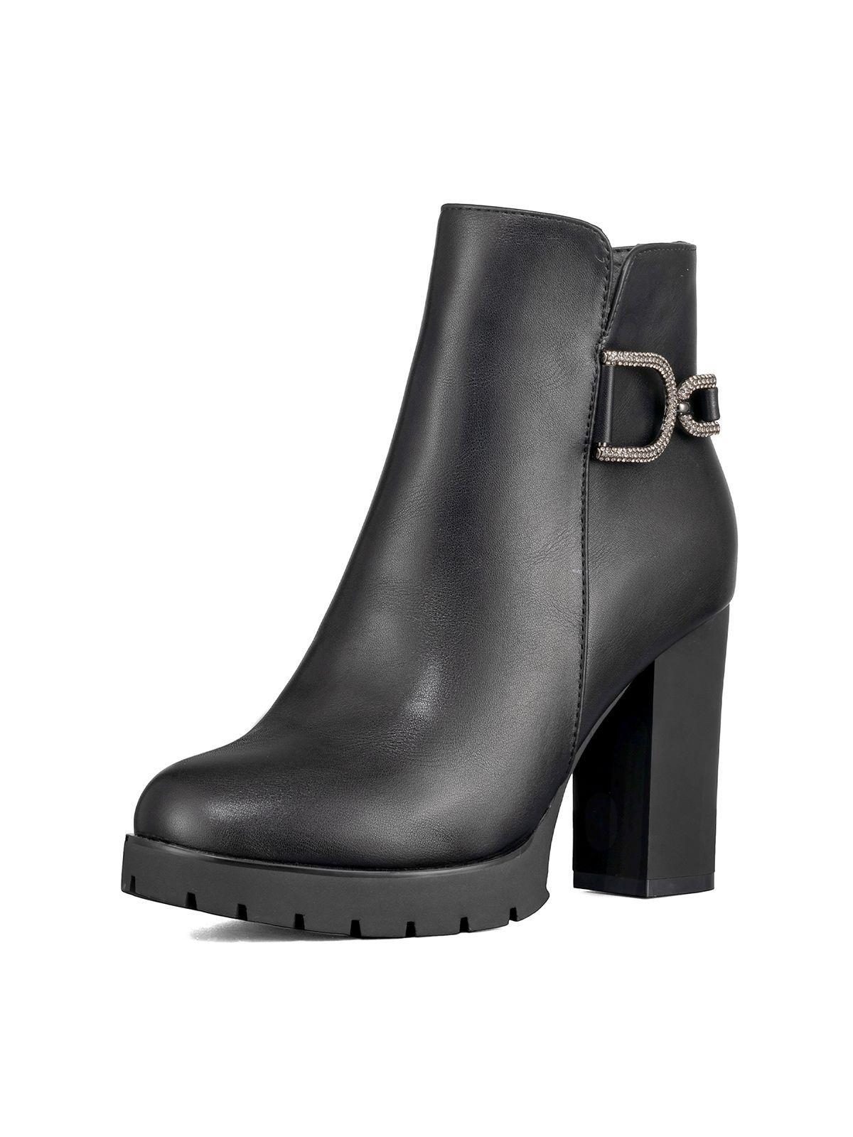 Botin Casual Mujer Eco Cuero Tacon Grueso Vintage Weide ZS62-0