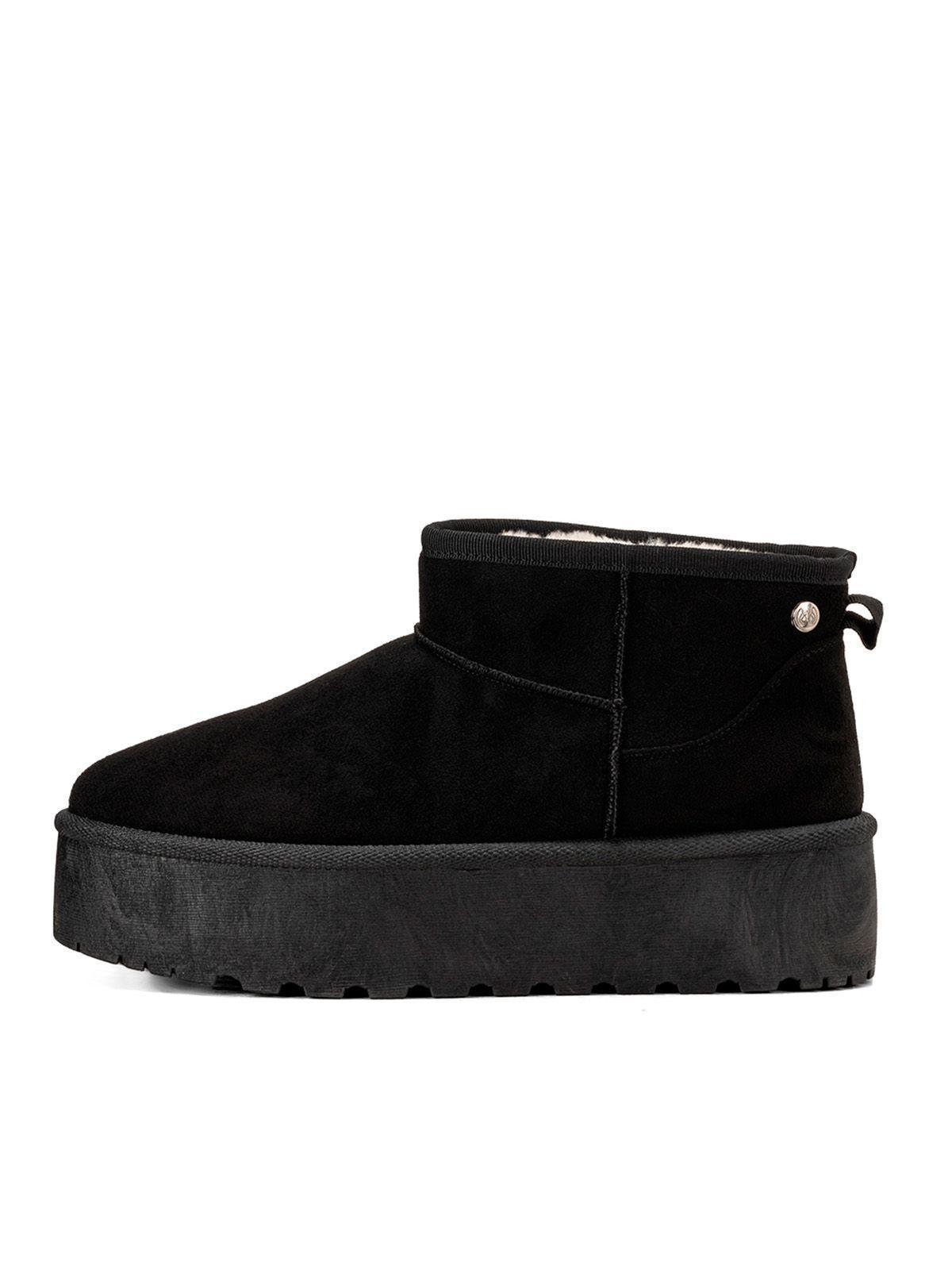 Botin Negro Casual Mujer Weide LT123-3