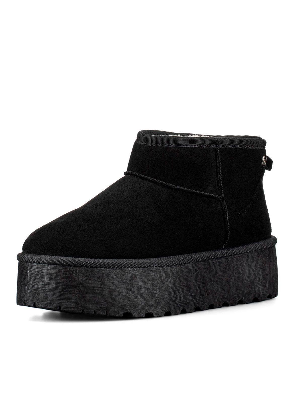 Botin Negro Casual Mujer Weide LT123-0