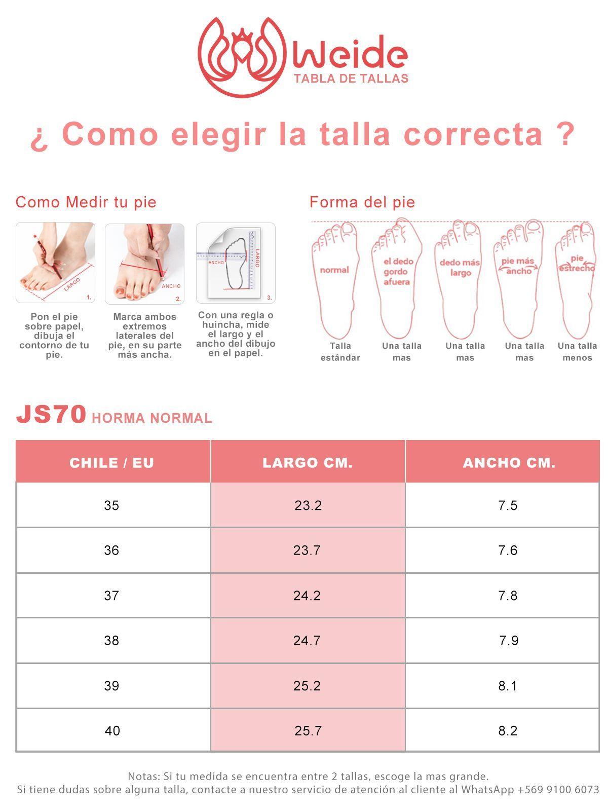 Mocasin Casual Mujer Cómodo Clásico Elegante Cuña Weide JS70-1