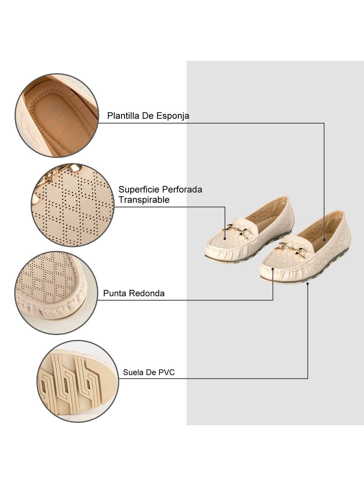 Mocasin Casual Mujer Cómodo Clásico Elegante Cuña Weide JS70-3