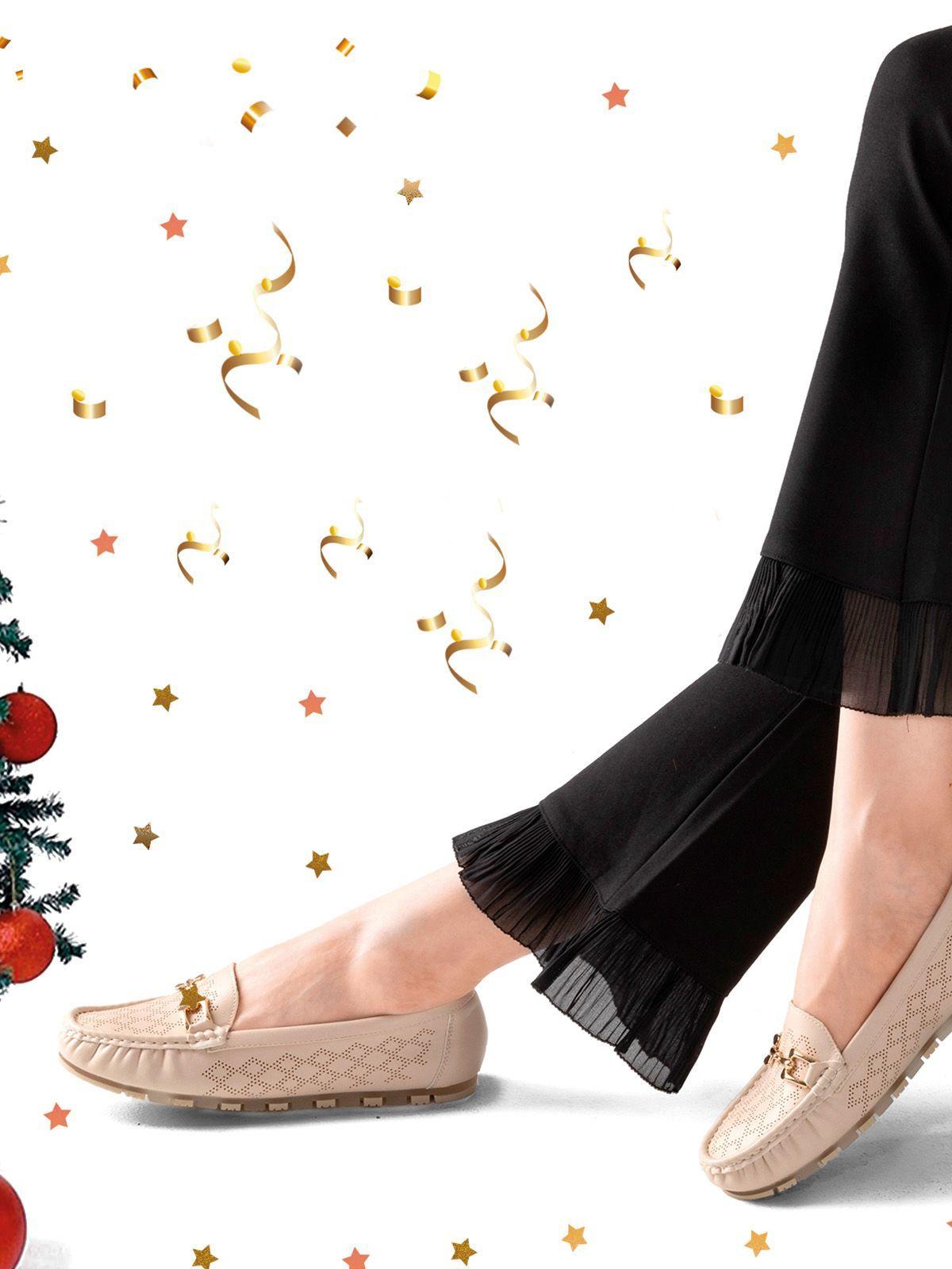 Mocasin Casual Mujer Cómodo Clásico Elegante Cuña Weide JS70-4