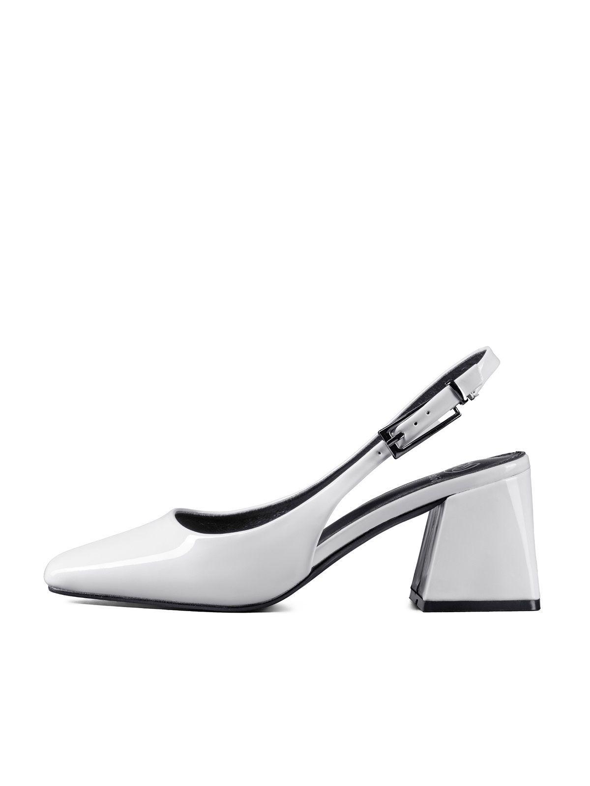 Zapato Taco Talón abierto Simil Charol  Mujer Weide YOU538-6