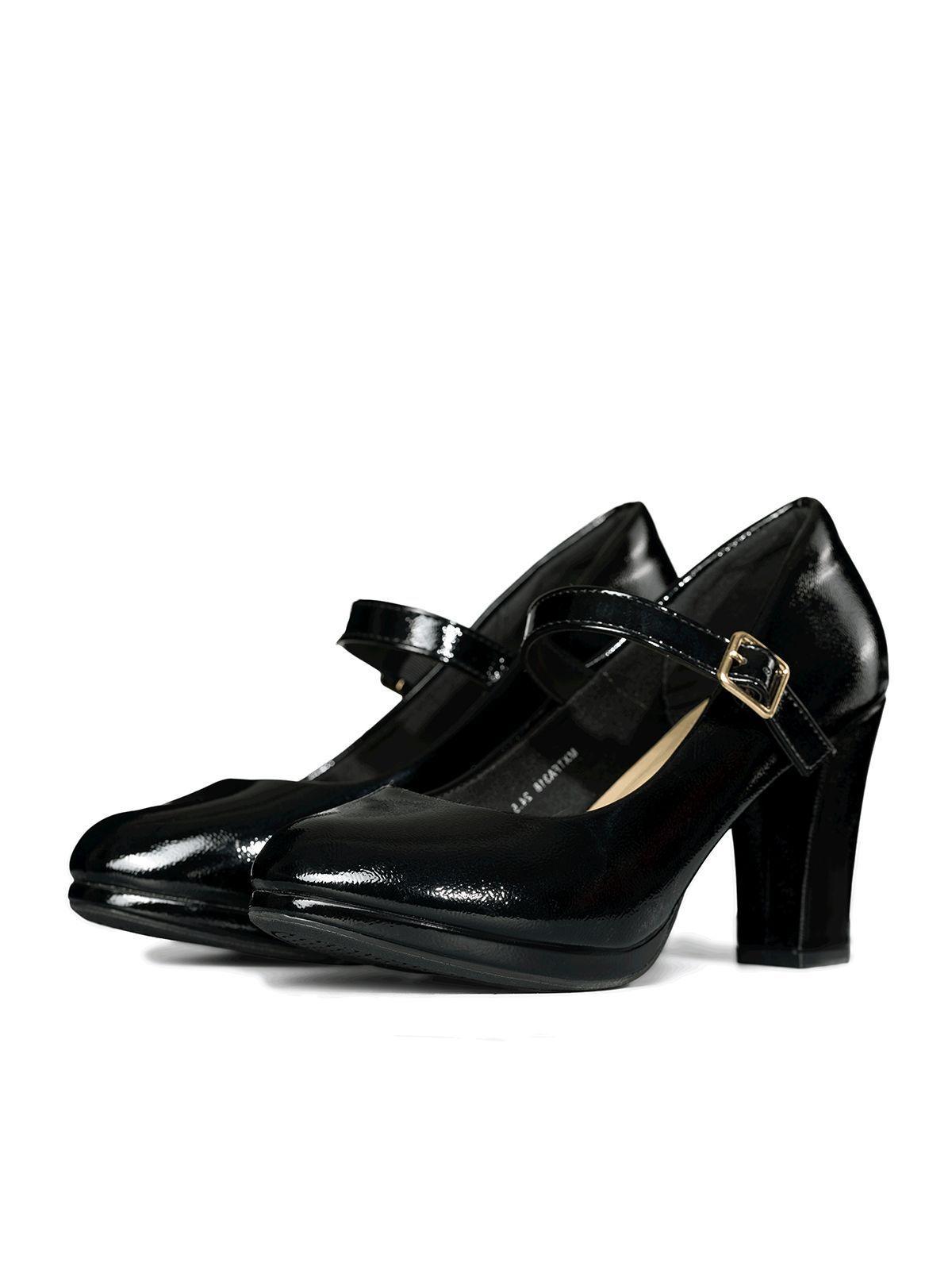 Zapatos Taco PU Acharolado Mujer Cuadrado Weide TFA318-2