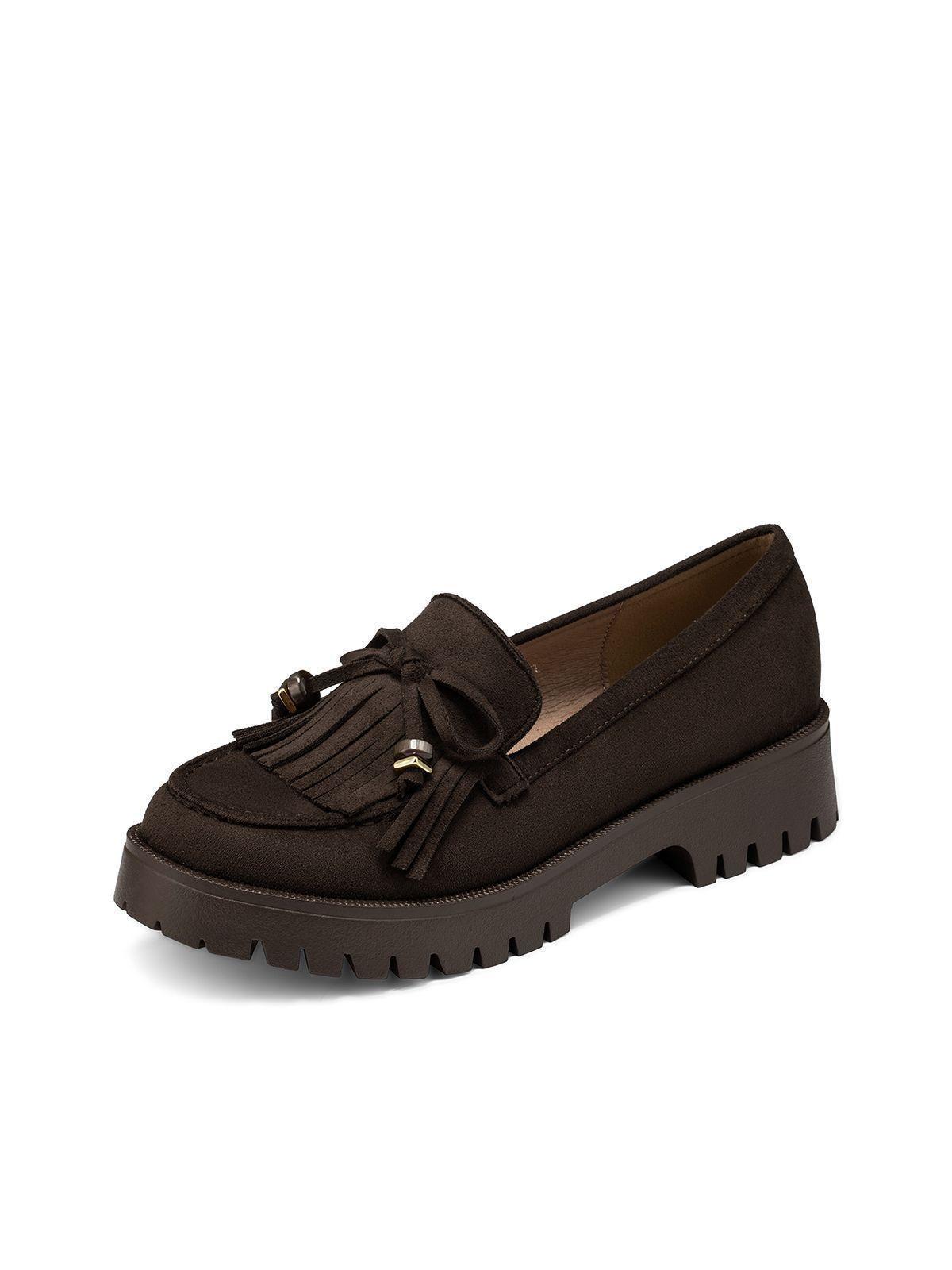 Mocasín Mujer Urbano con Flecos PU Textil Weide JN730-0