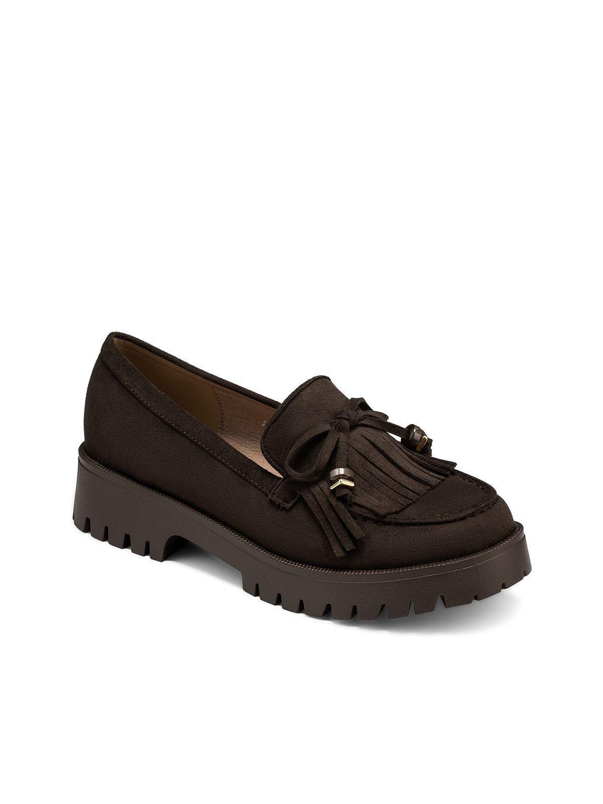 Mocasín Mujer Urbano con Flecos PU Textil Weide JN730-5