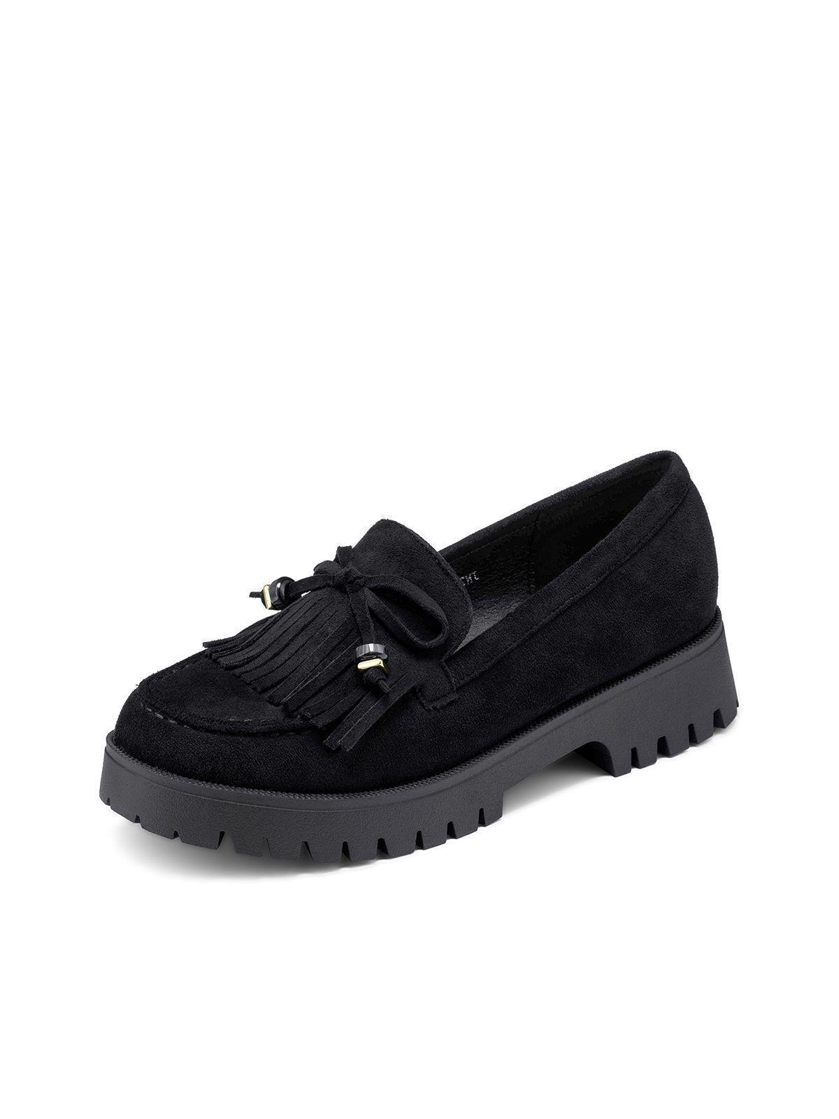 Mocasín Mujer Urbano con Flecos PU Textil Weide JN730-0