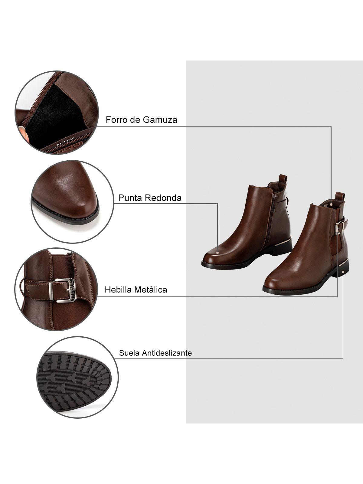 Botin Marron Casual Mujer Weide ZS51-7