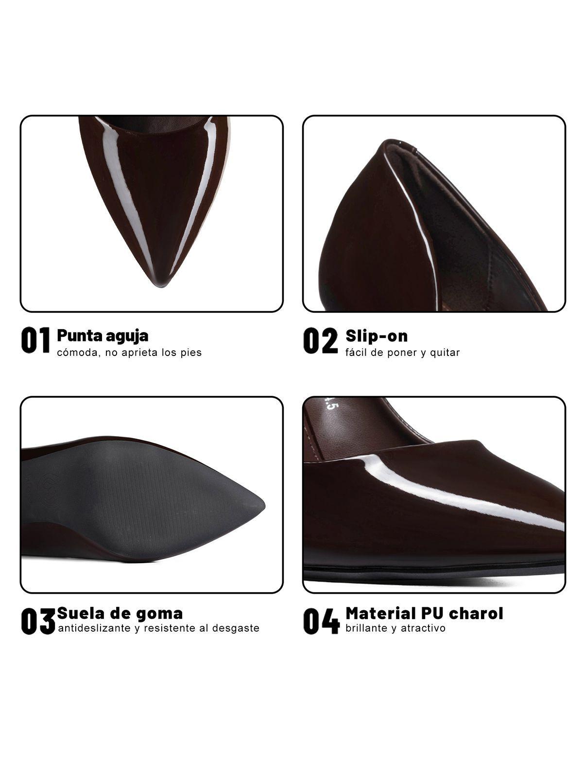 Zapato Taco Alto Mujer Elegante PU Weide YOU566-8