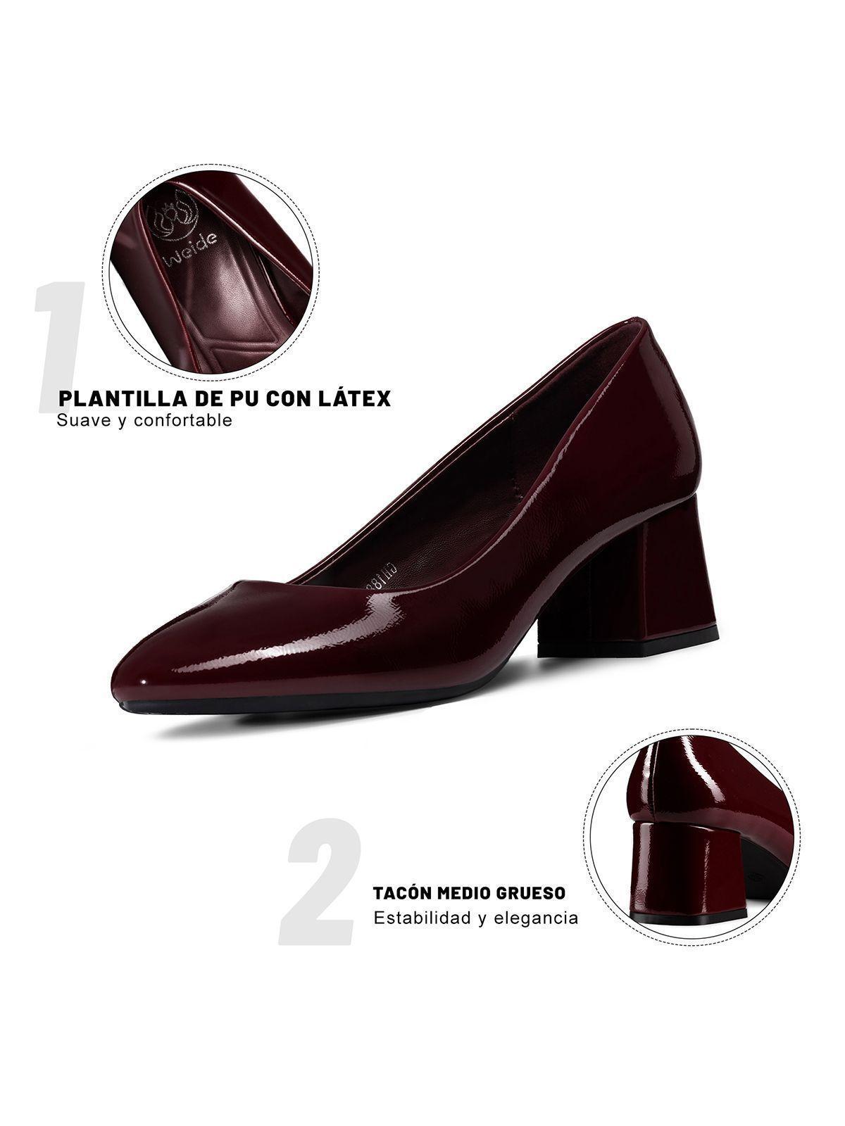 Zapato Taco Mujer Formal PU Weide GH188-7