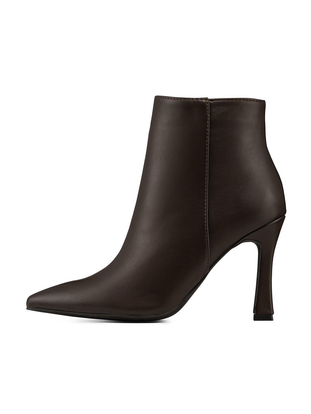 Botín Taco Alto Mujer Casual PU Weide CZY653-4