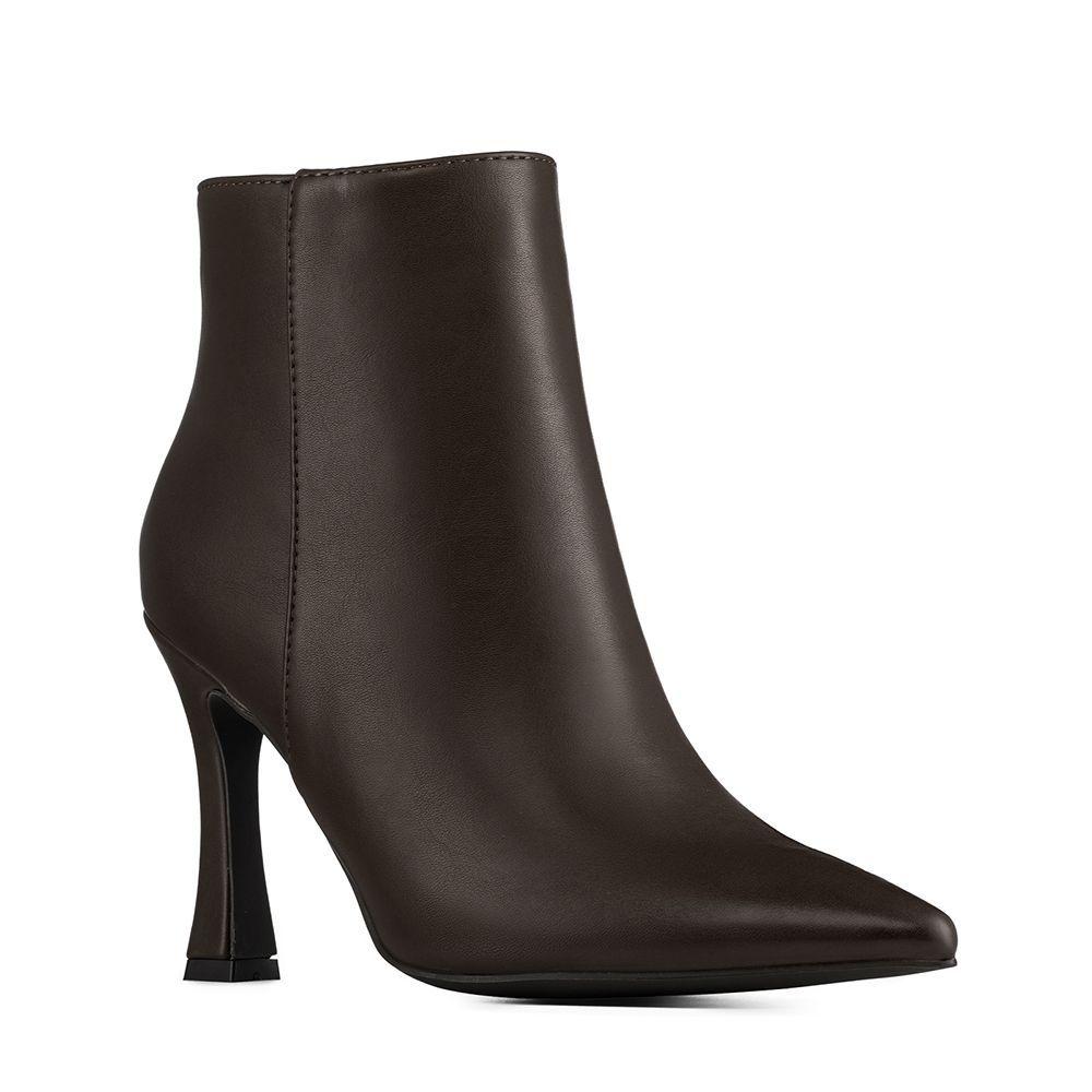 Botín Taco Alto Mujer Casual PU Weide CZY653-6