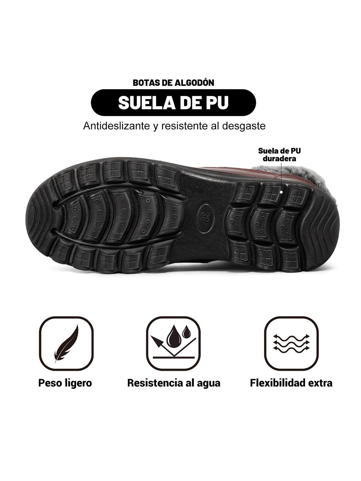 Botin Mujer Casusl De Nieve Térmico Eco Cuero Weide TFA305-7