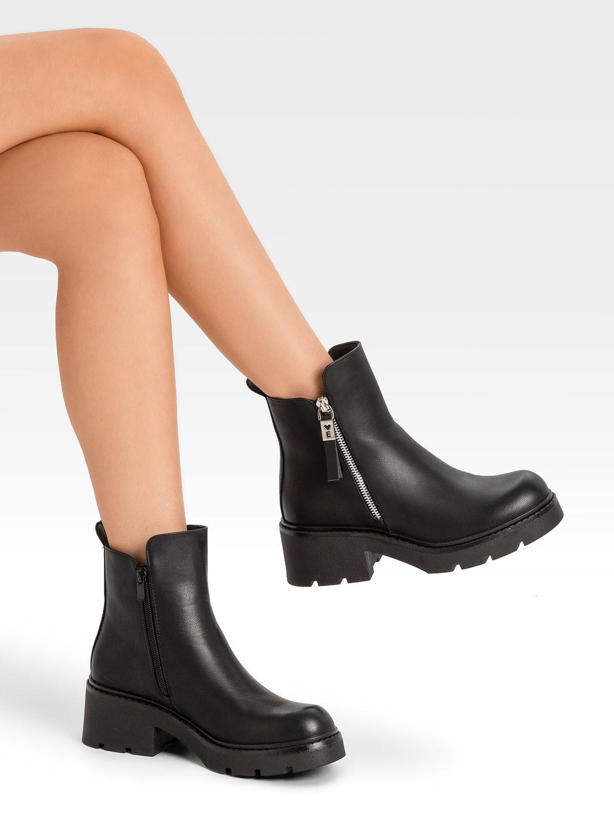 Botin Casual Mujer Eco Cuero Vintage Comodo Weide ZS65-1