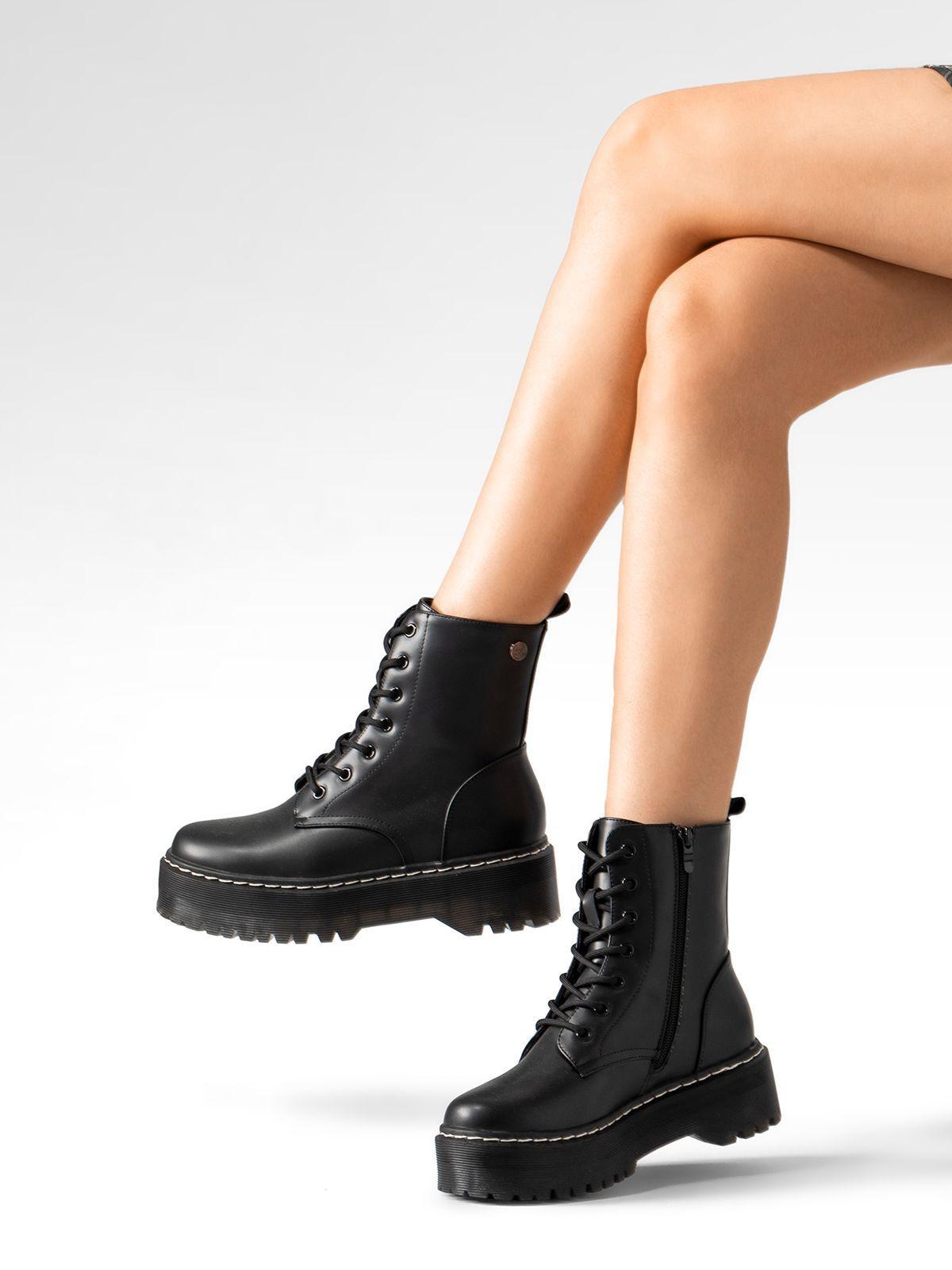 Botin Mujer Carlota Negro Weide-1