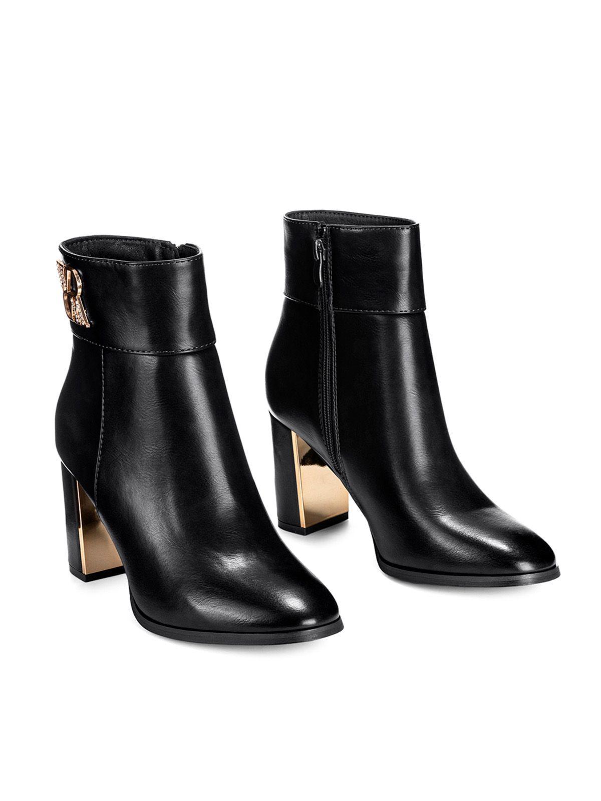 Botin Negro Casual Mujer Weide CZY581-4