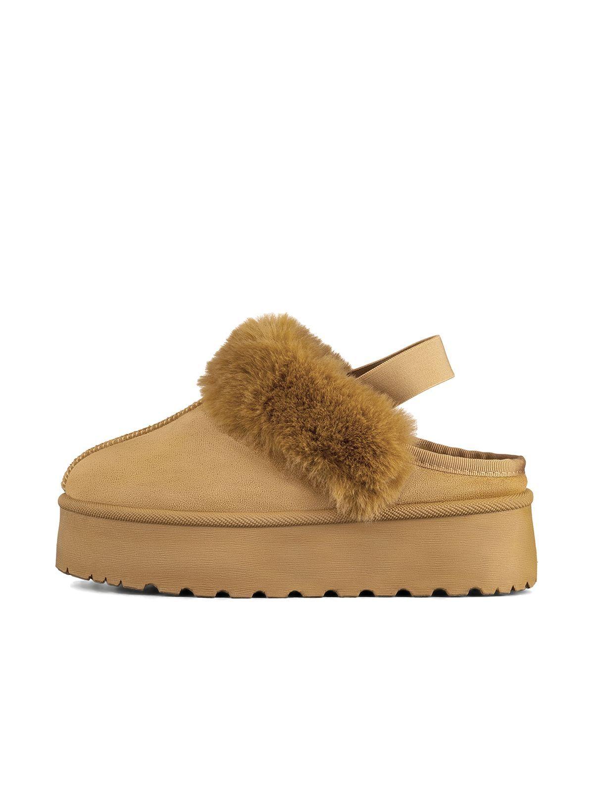 Zueco tipo Pantufla Casual Mujer Moda Con Felpa Weide SL26-4