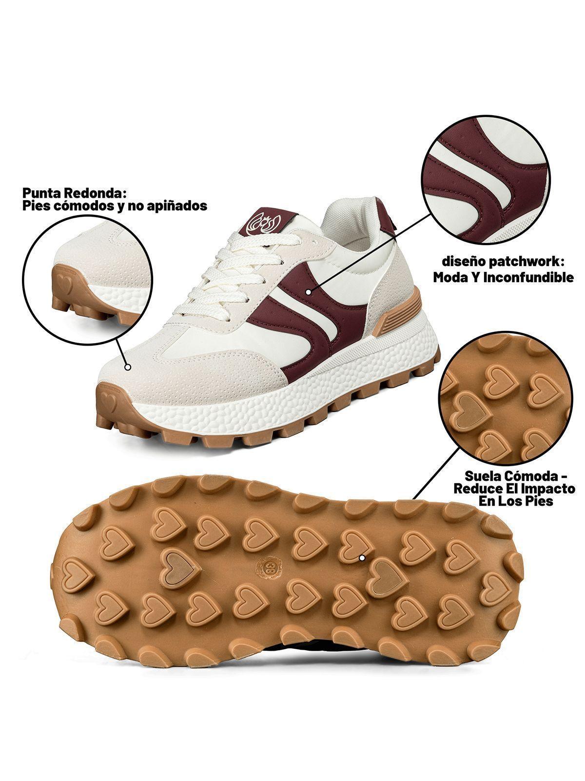 Zapatillas Urbana Mujer Deportiva Vintage Confort Weide SL21-8