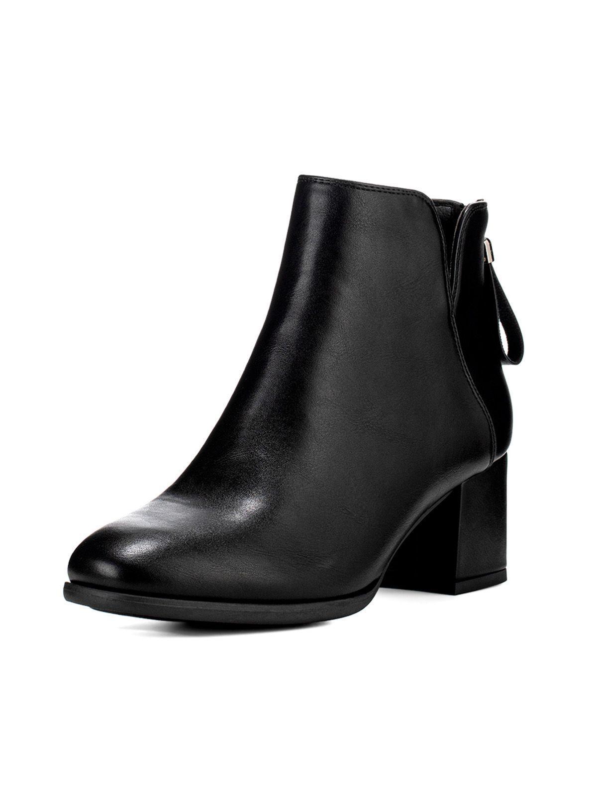 Botin Negro Casual Mujer Weide HX301-0