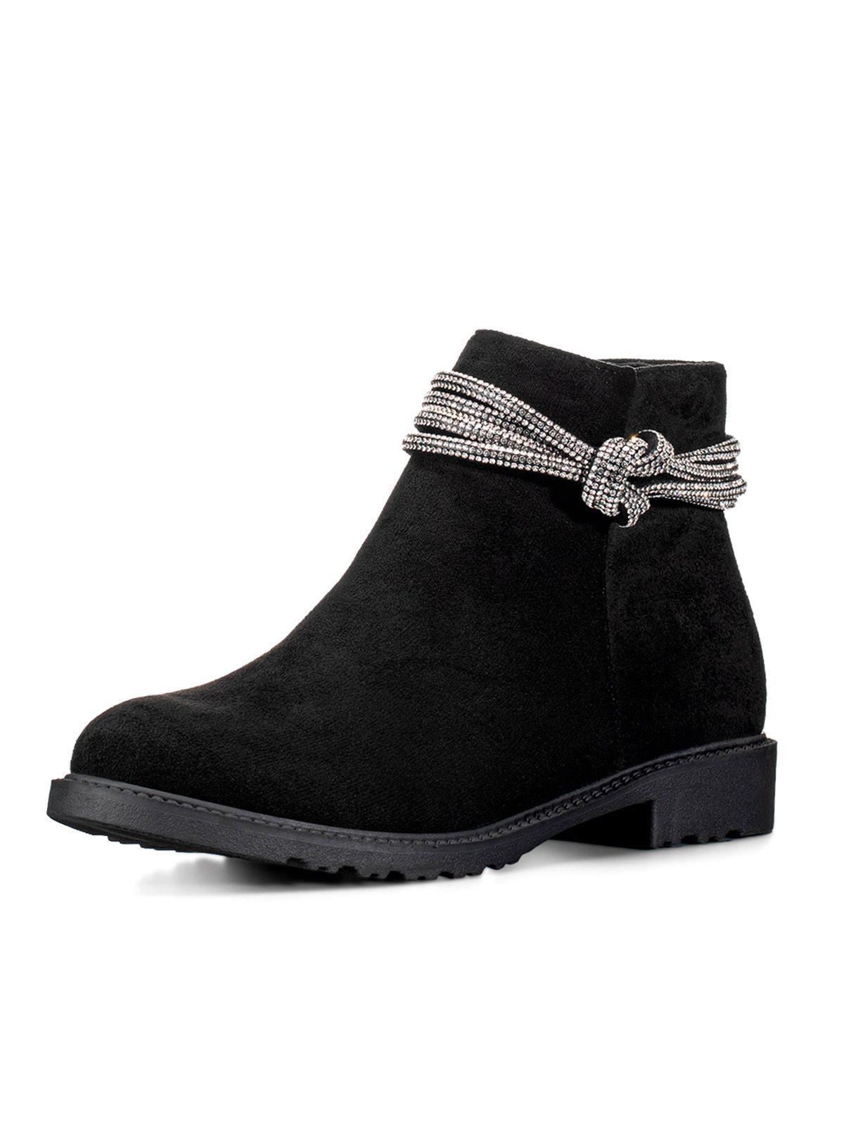 Botin Negro Casual Mujer Weide GH109-0