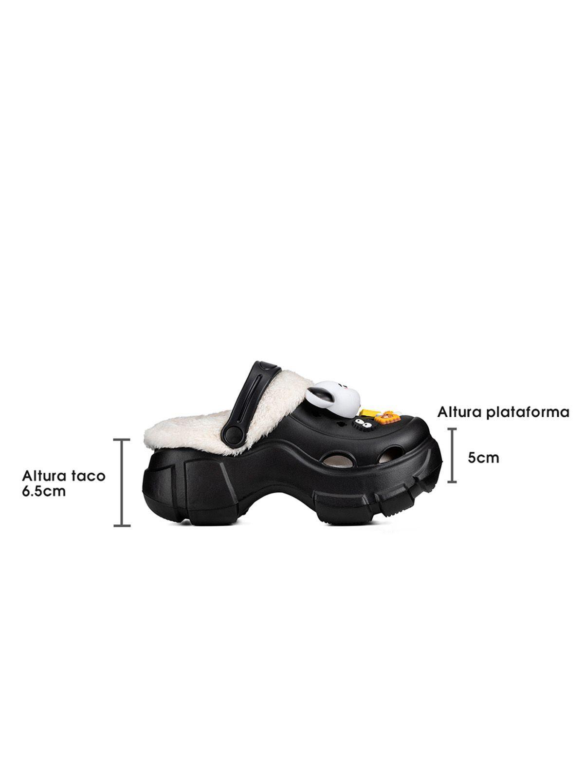 Zueco Negro Casual Mujer Weide GH121-5