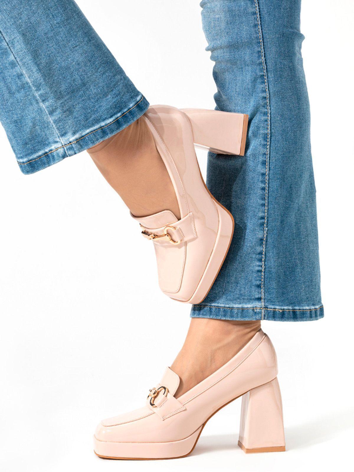 Mocasin Emilia Beige Weide-1