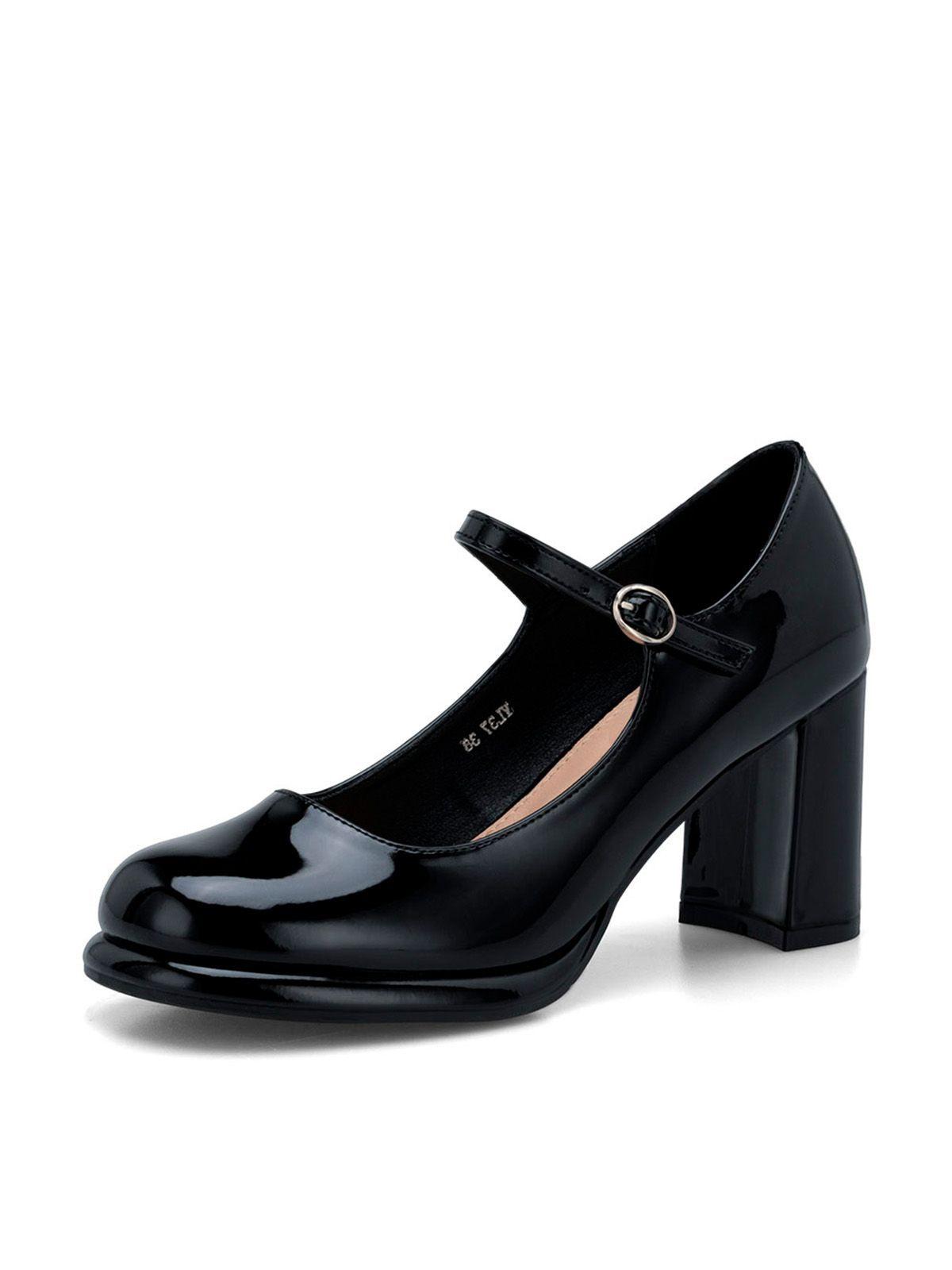 Zapatos Taco Negro Weide YL37-0