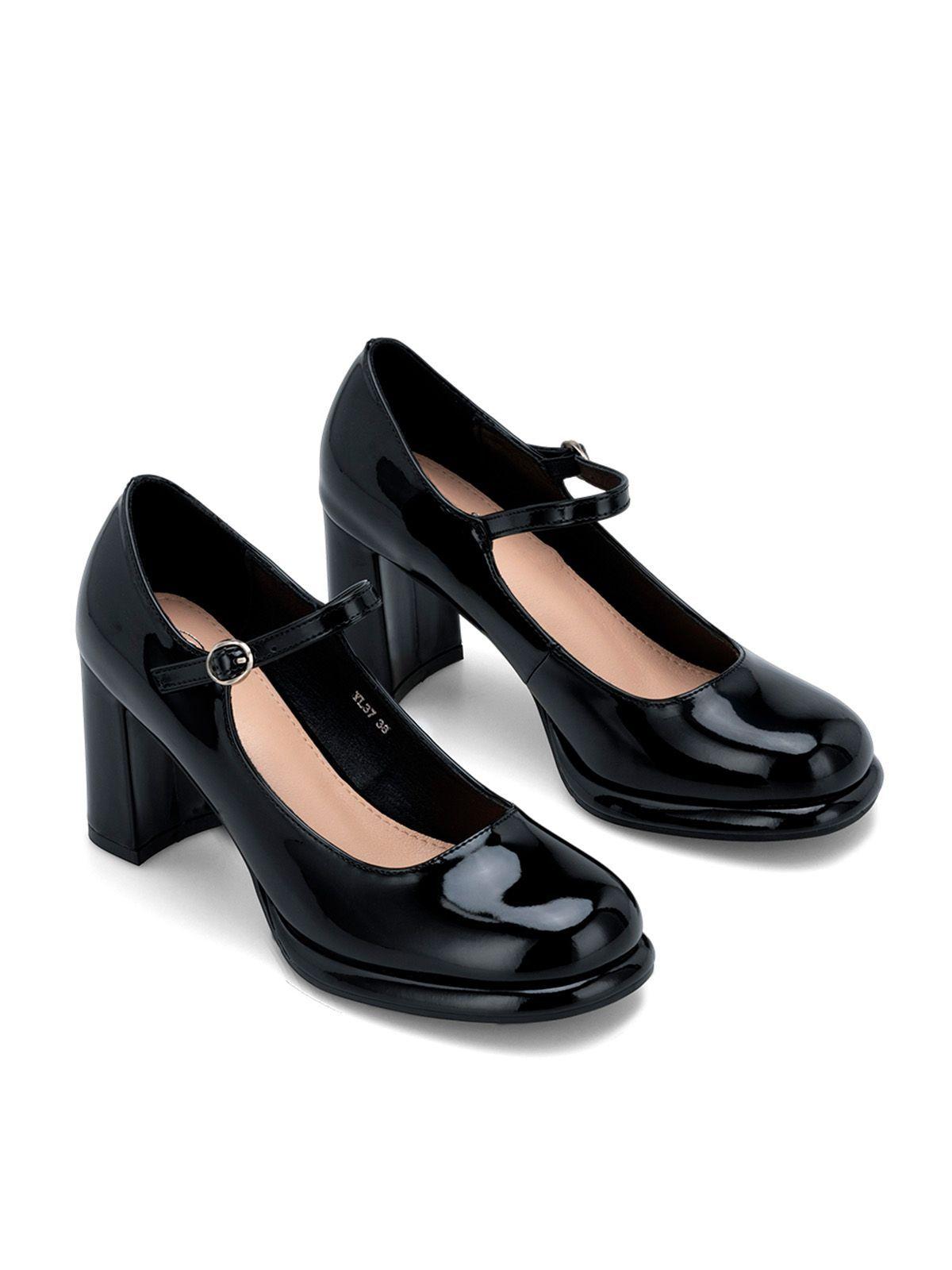 Zapatos Taco Negro Weide YL37-4