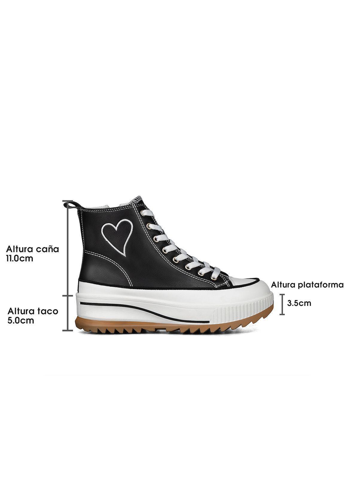 Zapatilla Casual Urbana Mujer Plataforma Clasico Weide HX502-6