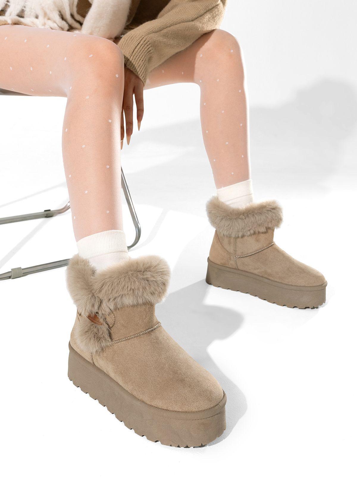 Botin Casual Mujer Gamuza Vintage Antideslizante Weide LT201-1