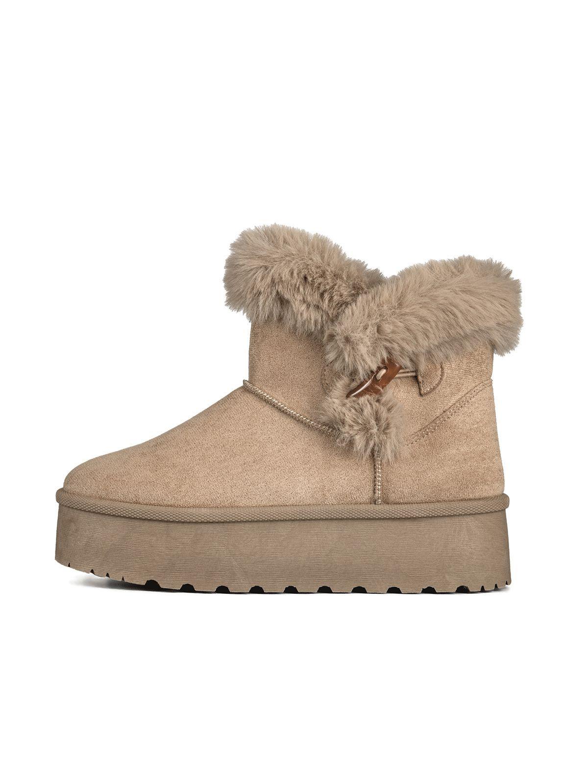 Botin Casual Mujer Gamuza Vintage Antideslizante Weide LT201-4