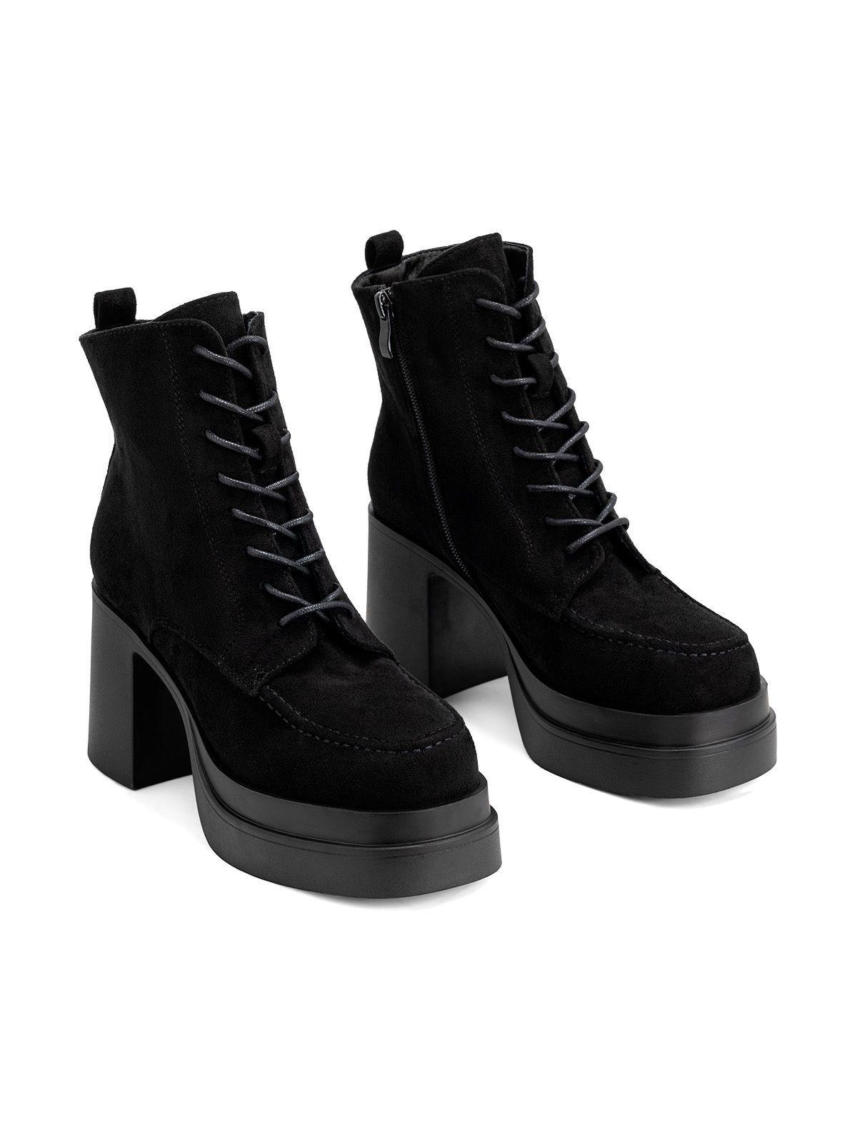 Botin Negro Casual Mujer Weide YL72-4