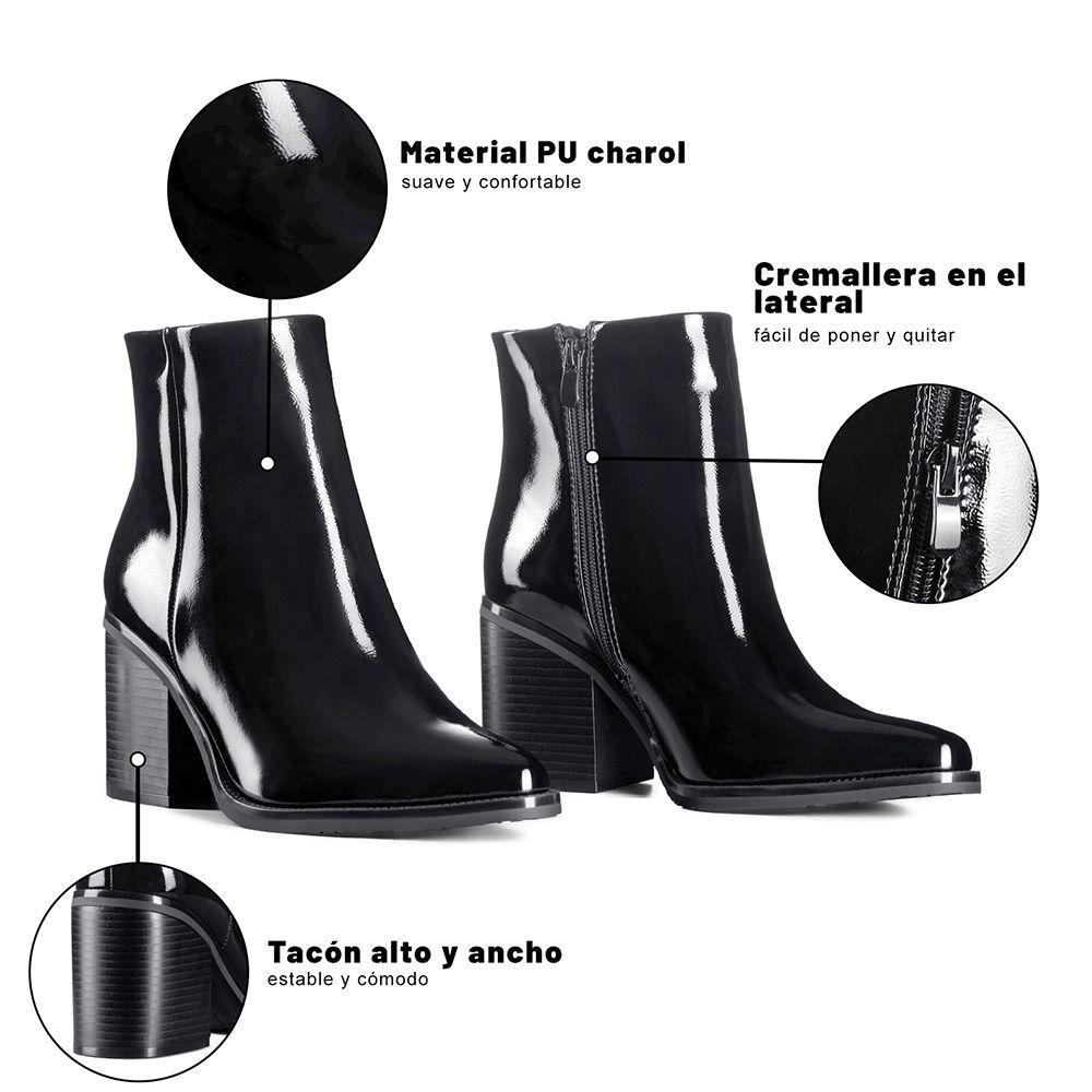 Botín Taco Mujer Casual PU Weide CZY656-8