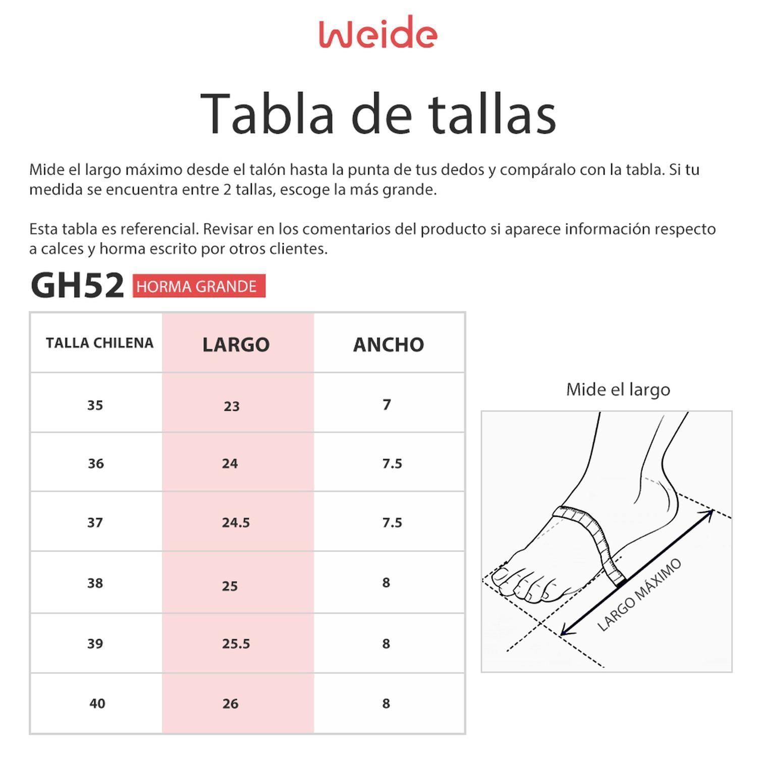 Zapatos Taco Blanco Oficina Weide GH52-3