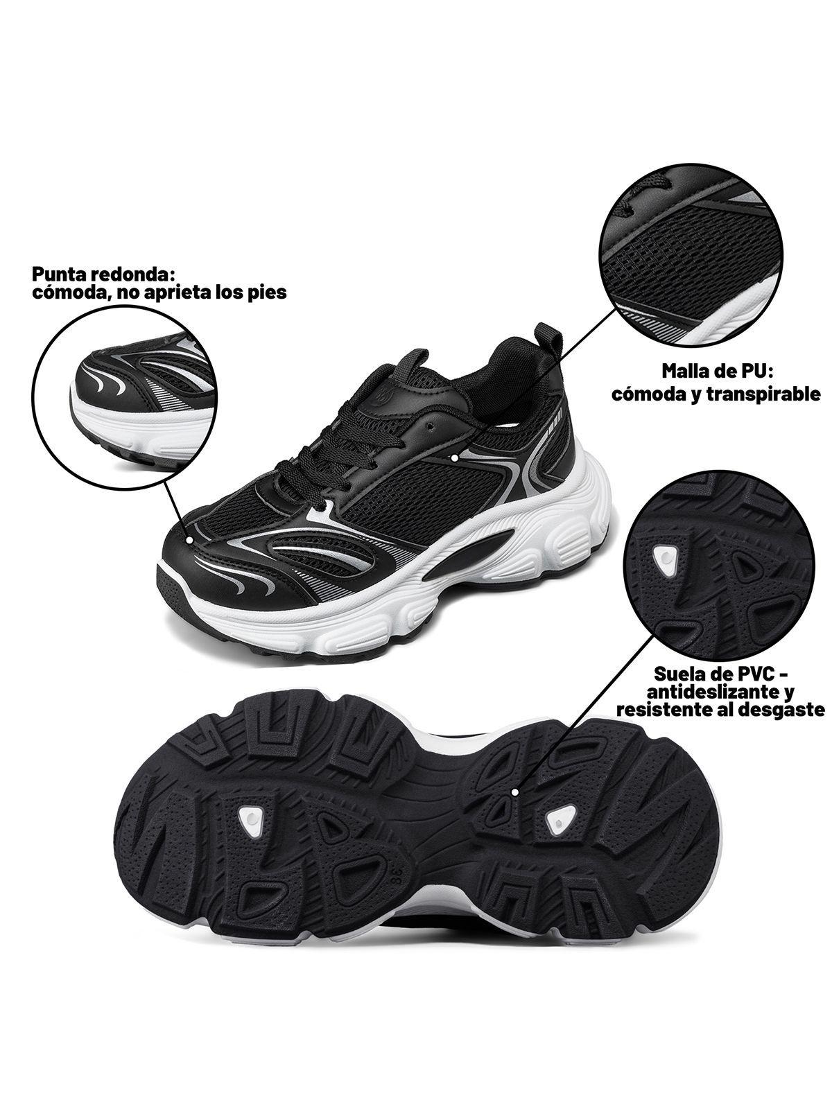 Zapatillas Mujer Casual Plataforma PU Weide SL72-7