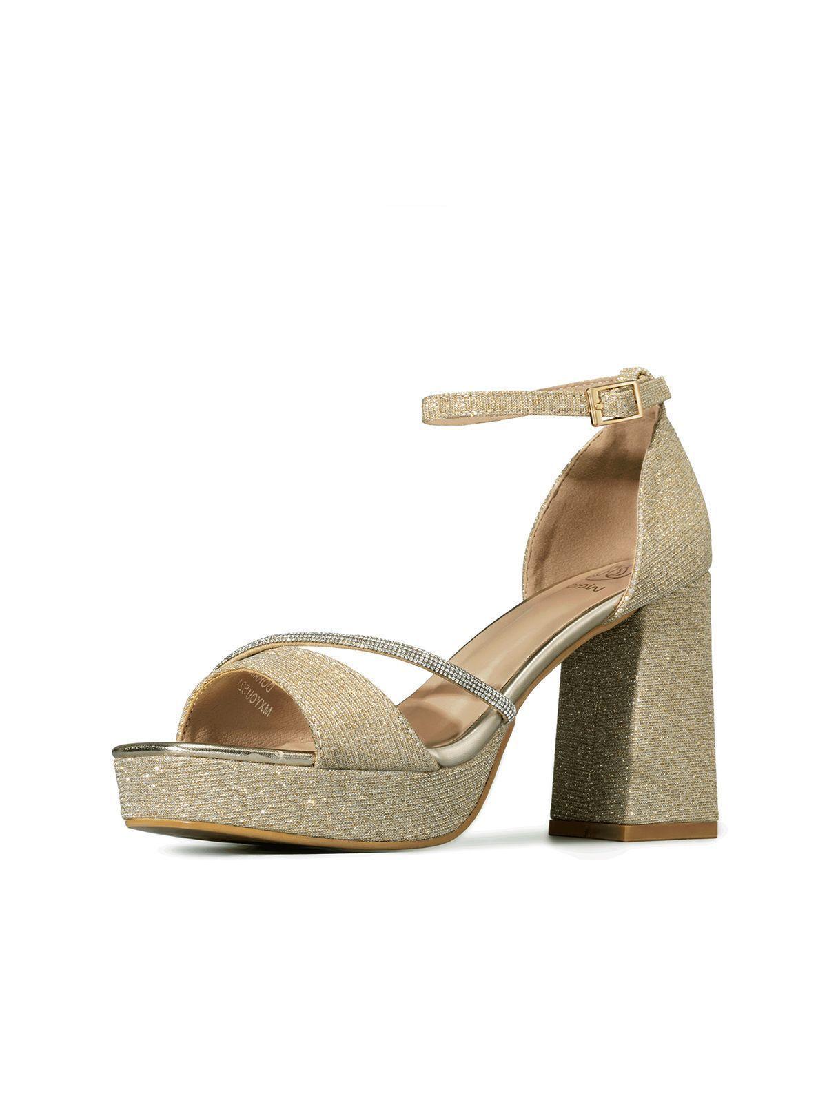 Sandalia Taco Alto Moda Mujer Weide YOU521-0