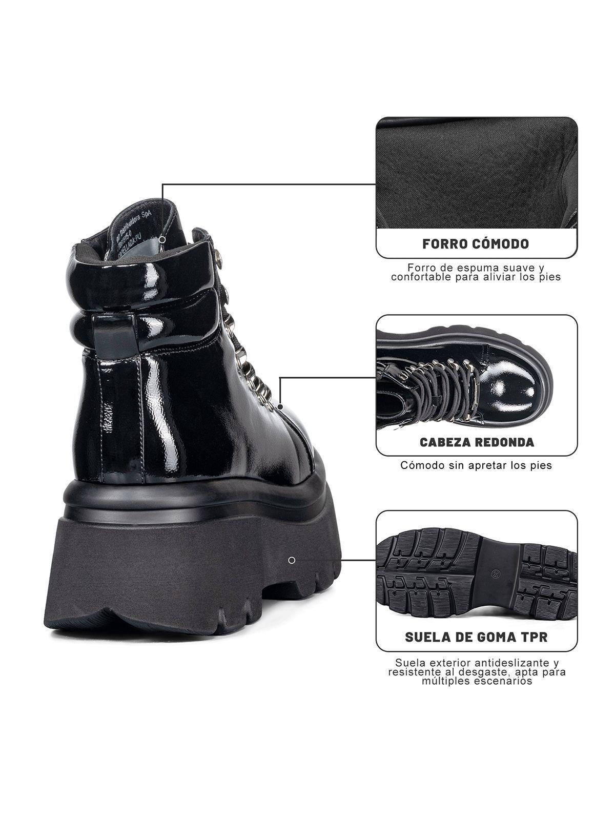 Botin Mujer Lucía Negro Weide-8