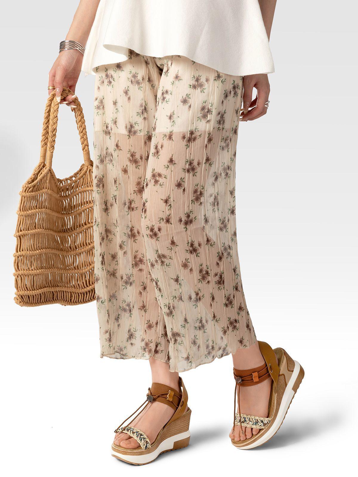 Sandalias Casuales Taco Cuña Mujer Weide JS02-1