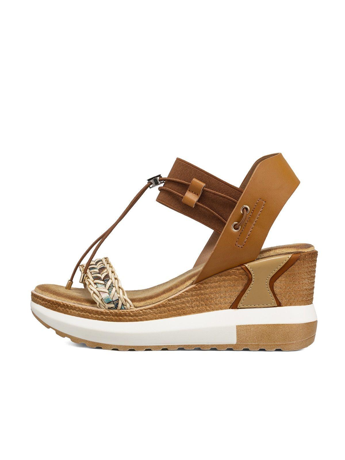 Sandalias Casuales Taco Cuña Mujer Weide JS02-4
