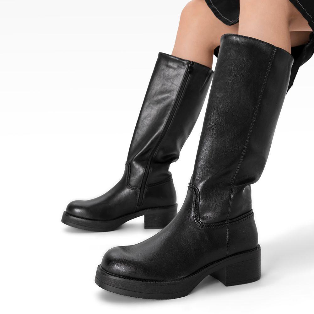 Bota Taco Mujer Casual PU Weide CZY657-2